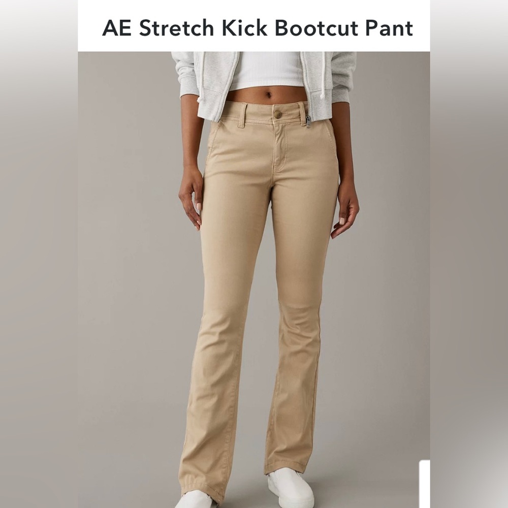 American Eagle Kahki Boot Cut Pants